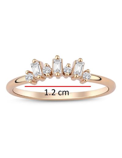 Baget Pırlanta Tasarım Eklem Yüzük resmi