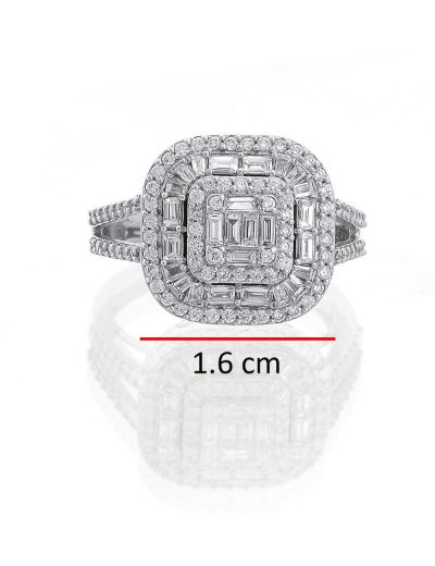 Baget Pırlanta Yüzük resmi