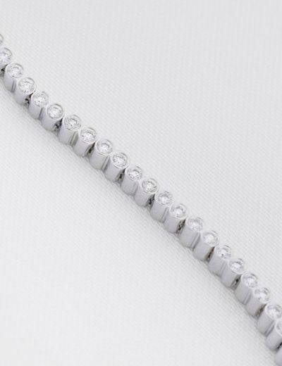 0.79ct (E-F vs) Pırlanta Su Yolu Bileklik resmi