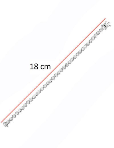 2.69ct (E-F vs) Pırlanta Suyolu Bileklik  resmi