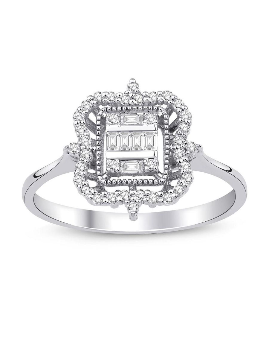 Baget Pırlanta Tasarım Yüzük resmi