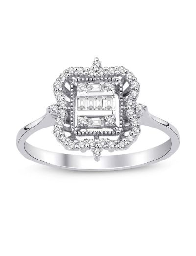 Baget Pırlanta Tasarım Yüzük resmi