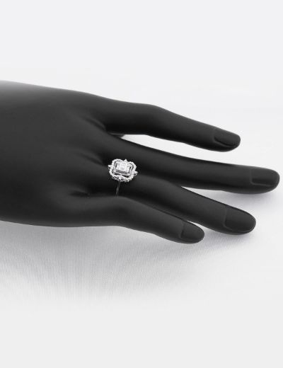 Baget Pırlanta Tasarım Yüzük resmi