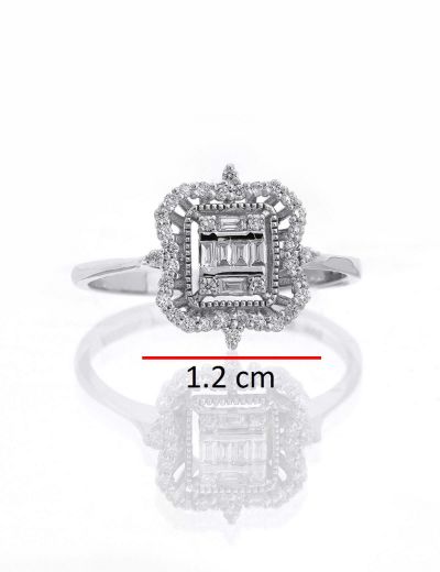 Baget Pırlanta Tasarım Yüzük resmi