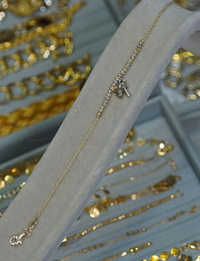 Altın Kelebek Dorika Bileklik resmi