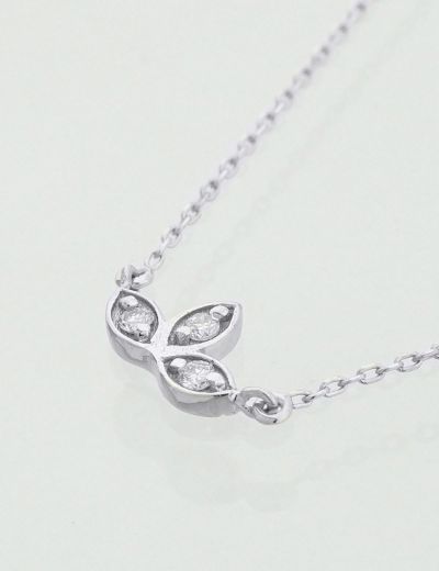 Pırlanta Lotus Çiçeği Kolye resmi