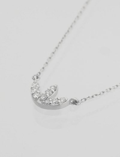 Pırlanta Lotus Çiçeği Kolye resmi