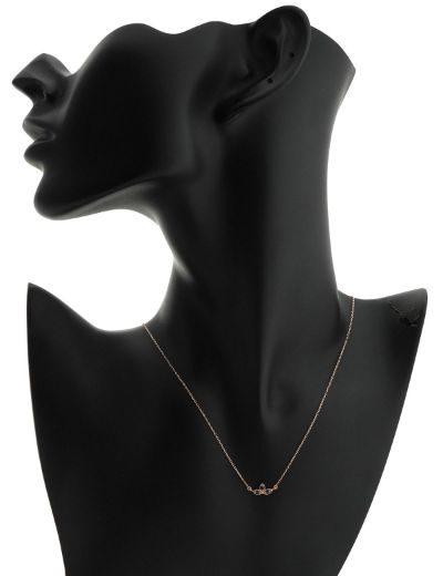 Safir Lotus Çiçeği Kolye resmi