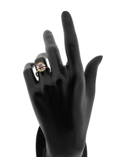 Rhodolite Tasarım  Pırlanta Yüzük resmi