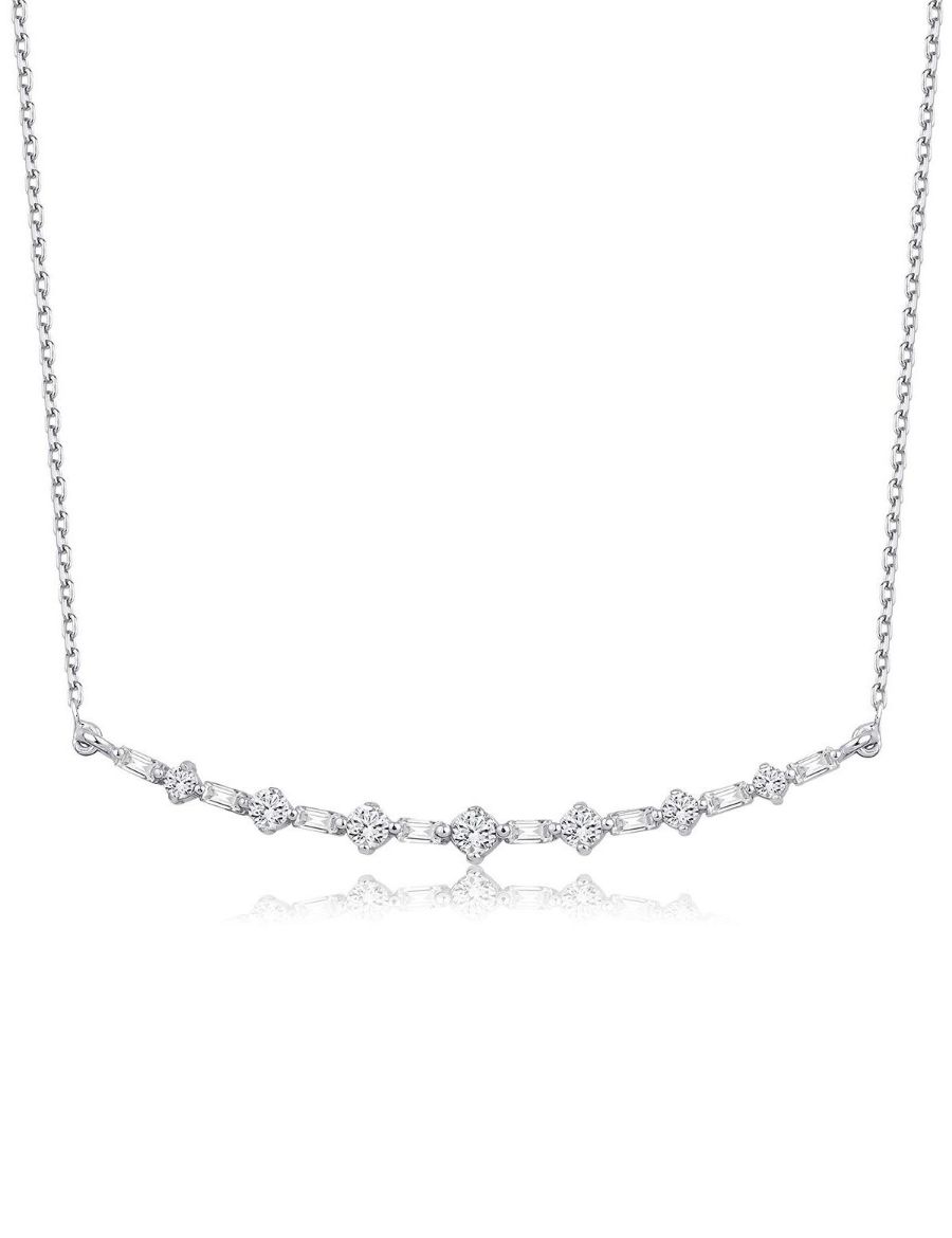 Pırlanta Su Yolu Baget Kolye resmi