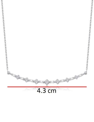 Pırlanta Su Yolu Baget Kolye resmi