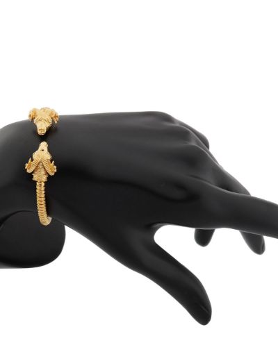 22 Ayar Altın Koç Başı Kelepçe Bilezik resmi