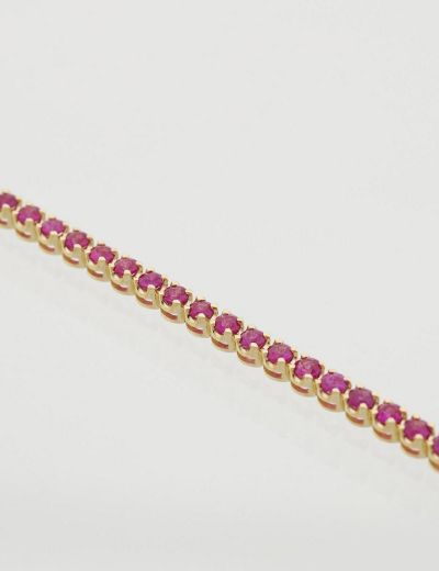 3.61ct Doğal Yakut Suyolu Bileklik resmi