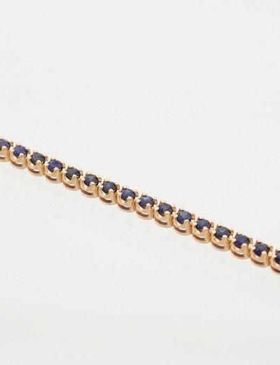 2,95ct Doğal Safir Suyolu Bileklik resmi