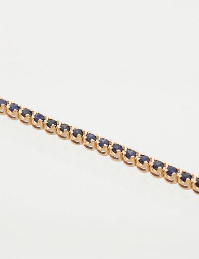 2,95ct Doğal Safir Suyolu Bileklik resmi