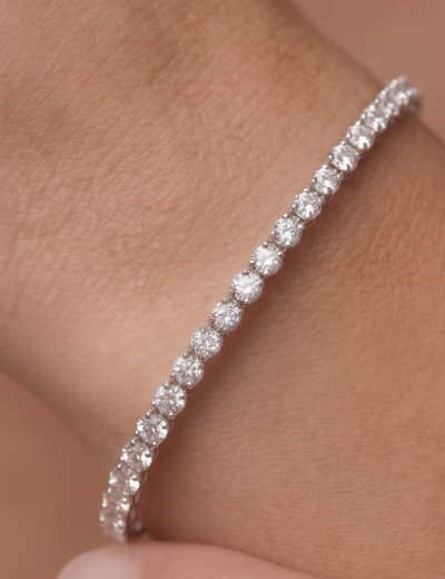 1.71ct (G-H vs) Pırlanta Su Yolu Bileklik resmi