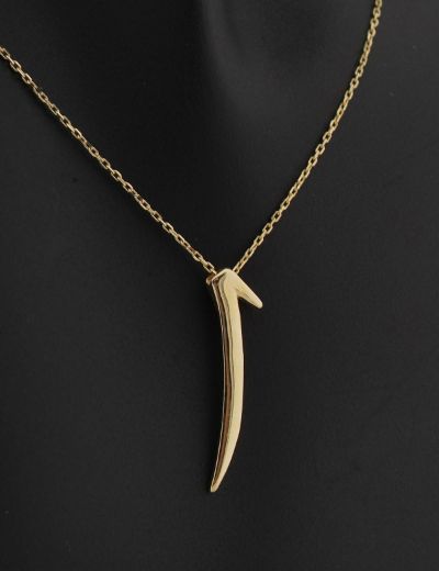 Altın Elif Kolye resmi