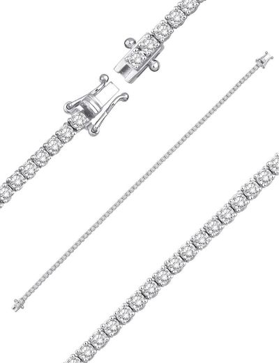 2.91ct (G-H vs) Karat Pırlanta Suyolu Bileklik resmi