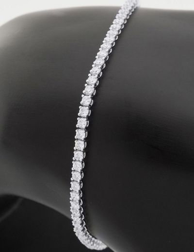 2.91ct (G-H vs) Karat Pırlanta Suyolu Bileklik resmi