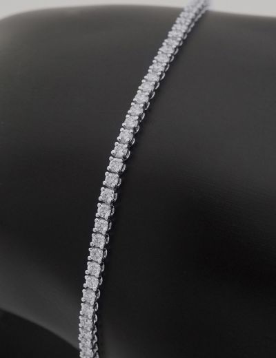 2.36ct (G-H vs) Karat Pırlanta Suyolu Bileklik resmi