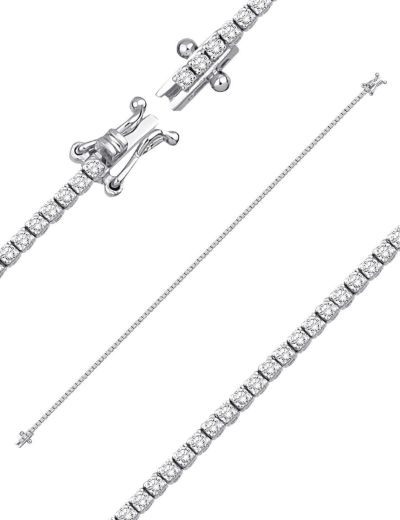 1.41ct (G-H vs) Karat Pırlanta Suyolu Bileklik resmi