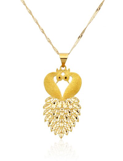 22 Ayar Tavus Kuşu Kolye resmi