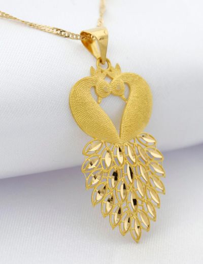 22 Ayar Tavus Kuşu Kolye resmi