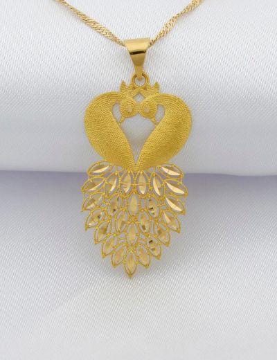 22 Ayar Tavus Kuşu Kolye resmi