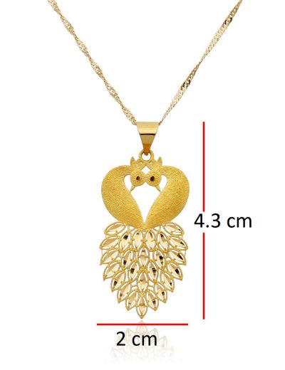 22 Ayar Tavus Kuşu Kolye resmi