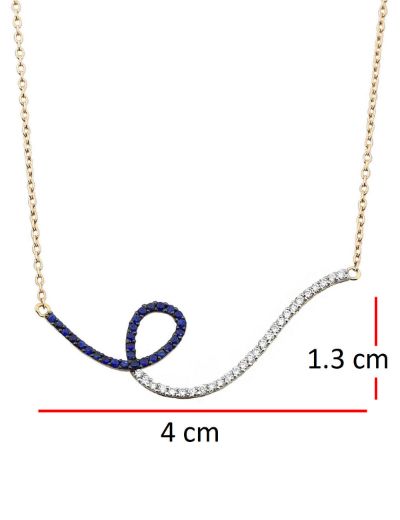 Hayat Safir Pırlanta Kolye resmi