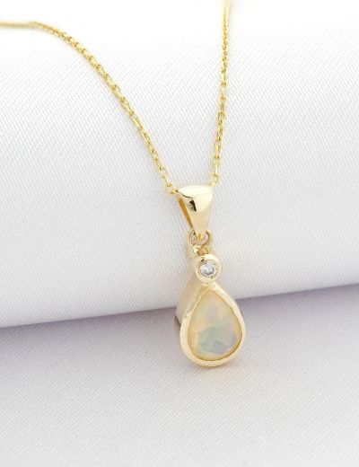 Opal Damla Tektaş Kolye resmi