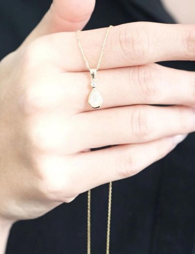 Opal Damla Tektaş Kolye resmi