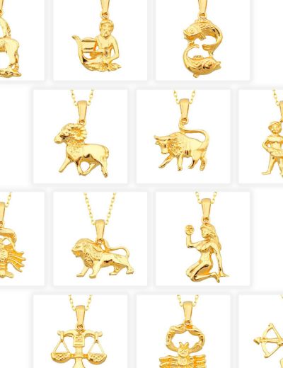 Boğa Burcu Altın Kolye / 22 Ayar resmi