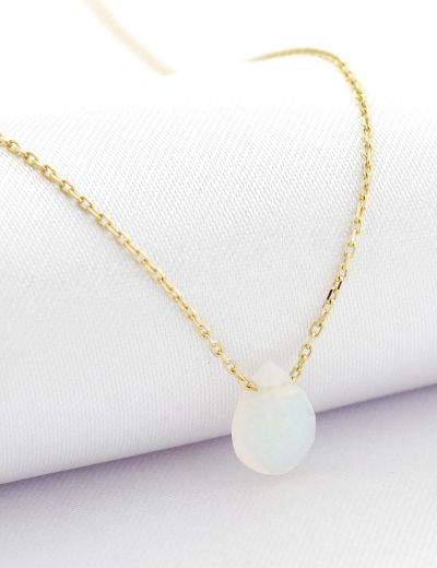 Opal Damla Taşlı Kolye resmi