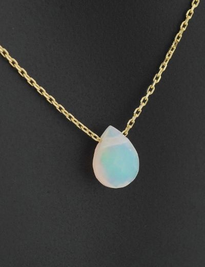 Opal Damla Taşlı Kolye resmi