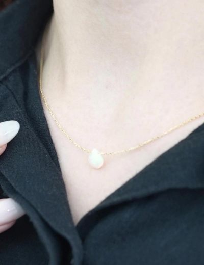 Opal Damla Taşlı Kolye resmi