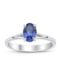 Tanzanite Oval Tektaş Yüzük resmi