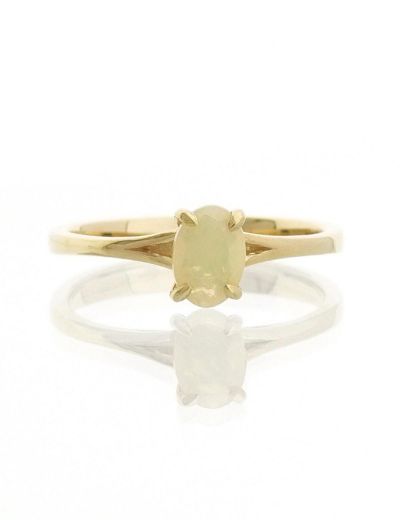 Opal Oval Tektaş Yüzük resmi