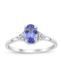 Tanzanite Oval Tektaş Yüzük resmi
