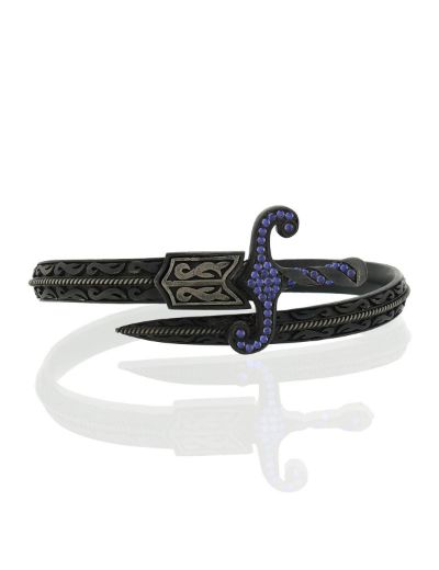 Safir Kılıç Erkek Gümüş Kelepçe resmi