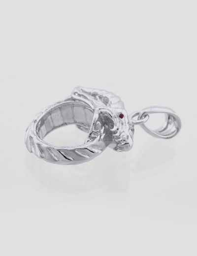 Sonsuz Döngü Ouroboros Yakut Kolye