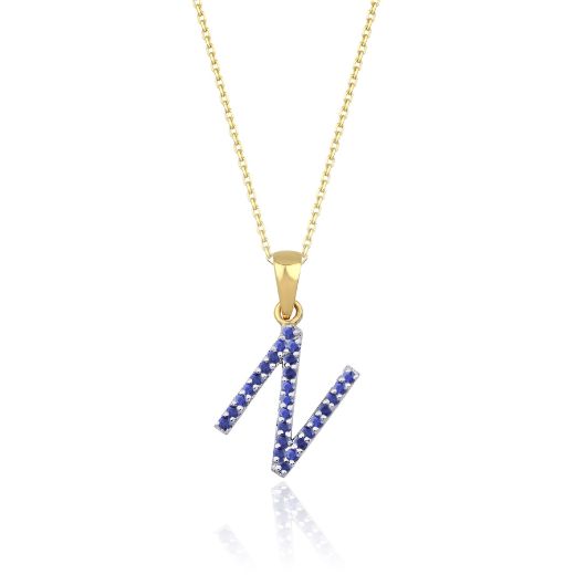 Safir Harf Kolye resmi