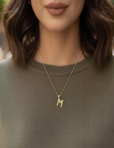 Balon Harf Kolye / 14 Ayar resmi