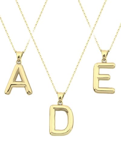 Balon Harf Kolye / 14 Ayar resmi