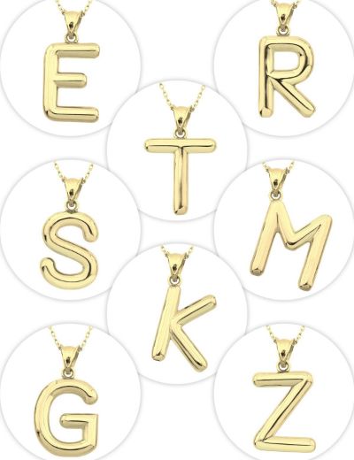 Balon Harf Kolye / 14 Ayar resmi