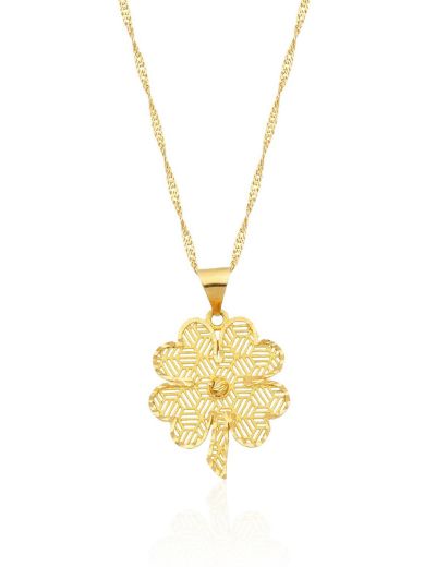 Yonca Altın Kolye / 22 Ayar resmi