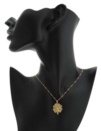 Yonca Altın Kolye / 22 Ayar resmi