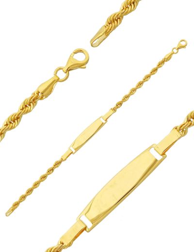 Halat Çocuk Künye Bileklik resmi