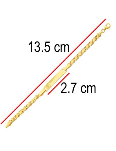 Pullu Çocuk Künye Bileklik resmi