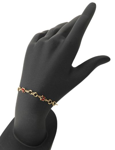 Uğur Böceği Altın Çocuk Bileklik resmi